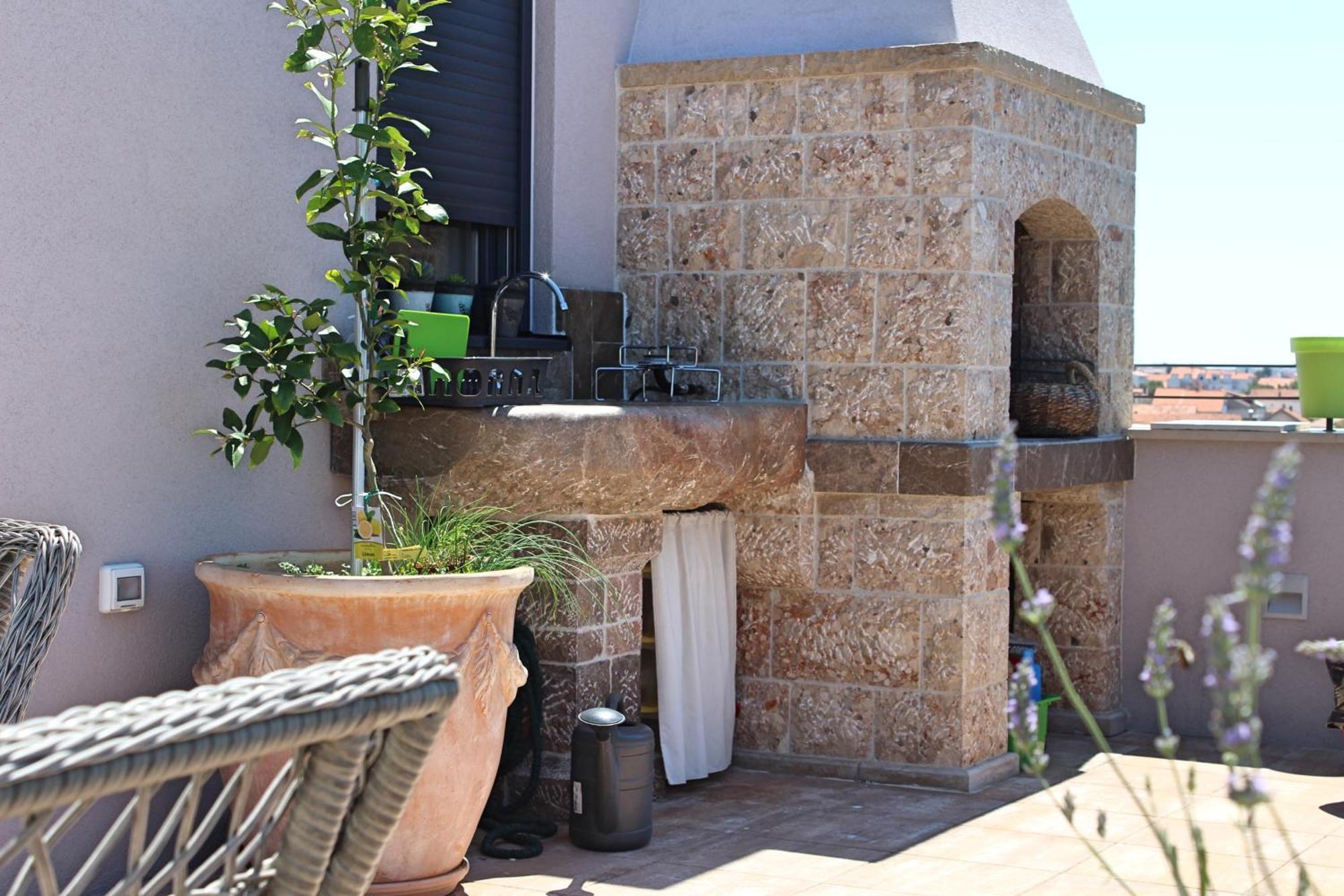 Apartment Garden Terrace Задар Экстерьер фото